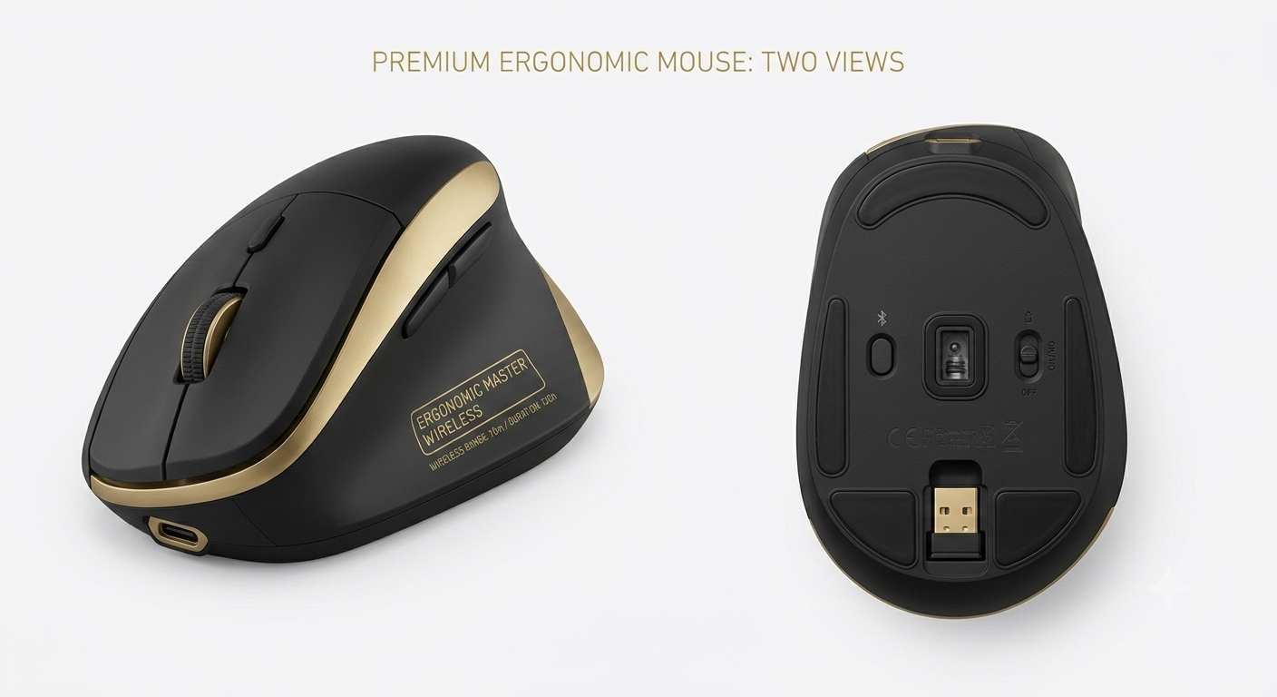 Souris Ergonomique Sans Fil