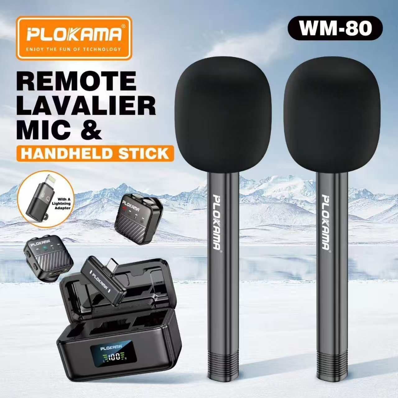 KIT MICRO SANS FIL PLOKAMA WM-80